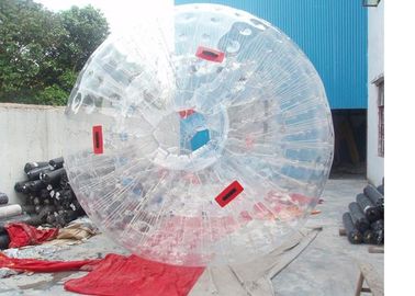Clear 1.0mm PVC Inflatable Zorb With 3m Outer Diameter / 2m Inner Diameter