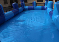 수영풀, 열 - 밀봉한 팽창식 수영풀이 파란 PVC에 의하여 0.9 mm 농담을 합니다