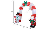 팽창 가능 아치 산타 클로스 눈사람 야외 부풀게할 수 있는 광고 크리스마스 장식