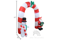 팽창 가능 아치 산타 클로스 눈사람 야외 부풀게할 수 있는 광고 크리스마스 장식