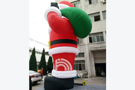 거대기업 33 Ft / 10M 부풀게할 수 있는 산타 야외 부풀게할 수 있는 크리스마스 장식은 산타 클로스를 폭파합니다