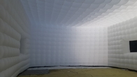 상업 행사 PVC 휴대용 뒷마당 파티 하우스 팽창 야구 클럽 LED 디스코 라이트 팽창 야구 클럽 큐브 텐트