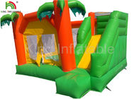 아이들/성인을 위한 열대 다우림 주제 0.55mm PVC 재미있은 팽창식 뛰어오르는 성곽