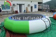 5m D 녹색/백색 팽창식 Trampoline PVC 성인을 위한 팽창식 물 장난감