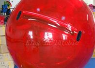 인쇄를 가진 물 공에 빨강 0.8mm PVC/PTU 2m 직경 팽창식 도보