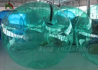 녹색 파란 투명한 물 걷는 공, PVC/PTU에 의하여 팽창식 물 공