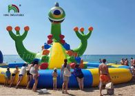 15m Dia 수영장을 가진 굉장한 만화 괴물 플라토 PVC 파열 물 미끄럼