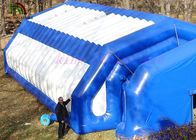 튼튼한 PVC 옥외 거대한 팽창식 사건 천막 백색/파란 색깔