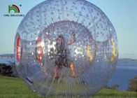 미친 거대한 인간적인 햄스터 공, 잔디/언덕 PVC 물 롤러 공