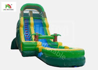 12 계단 풍선 물 미끄럼과 수영장 PVC 타 포린 EN14960 슬라이드