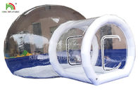 호텔 4 Ｍ 지름을 위한 PVC 방수 시트  부풀게할 수 있는 명백한 버블 텐트
