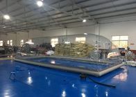 상업적 부풀게할 수 있는 투명한 8m 수영장 돔 커버 텐트