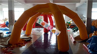 PVC 열기는 팽창식 거미 천막/완벽한 구조 포스트 노란 사건 천막을 밀봉했습니다