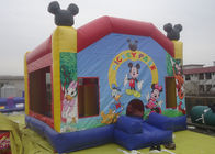 0.55mm PVC 방수포 성곽 활주와 장애를 가진 팽창식 Mickey 되튐 집
