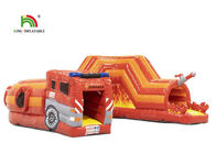 아이들을 위한 PVC 0.55 밀리미터 21ft 적색 불꽃 트럭 부풀게할 수 있는 난관