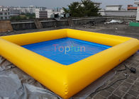 0.9 Mm PVC 8 x 8 M 정연한 팽창식 물 수영장, 가족을 위한 수영풀