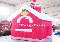 산타클로스 Xmas 훈장을 위한 소형 즐거운 성탄 팽창식 빨간 집