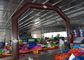 0.4mm PVC Tarpaulin Chololate Color Inflatable Archways For Promotion