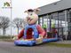 Customized Design 0.55mm PVC Tarpaulin Inflatable Piggy Obstacle Course For Kids