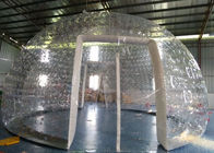 2개의 문 및 환풍을 가진 대중적인 투명한 PVC 팽창식 거품 천막