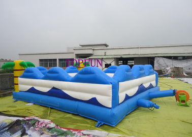 OEM PVC 방수포 5 x 5 m 나무 란을 가진 팽창식 되튐 집