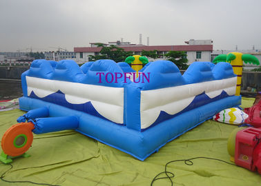 OEM PVC 방수포 5 x 5 m 나무 란을 가진 팽창식 되튐 집
