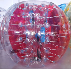 아이를 위한 빨갛고 명확한 0.8mm PVC 인간적인 풍부한 공 팽창식 공