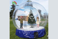 Christmas Giant Inflatable Snow Globe 10Ft HOutdoor Commercial Inflatable Snowball Transparent Christmas Decoration