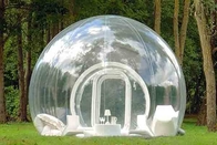 부풀게할 수 있는 글램핑 돔 거품은 임대의 야외 투명한 호텔 부동산을 텐트로 덮습니다