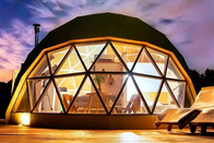 측지적 돔 텐트 의회 강철은 야외 섬 해변 휴양지 차양을 맞춥니다