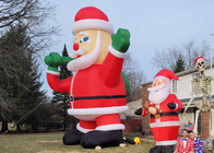 산타 폭발 크리스마스 훈장 거대한 팽창식 산타클로스 Inflatables