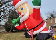 산타 폭발 크리스마스 훈장 거대한 팽창식 산타클로스 Inflatables
