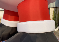 크리스마스 훈장을 위한 송풍기를 가진 옥외 크리스마스 거대한 팽창식 산타클로스
