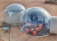 거품 부동산 야외 글램핑 야영 돔 투명한 부풀게할 수 있는 거품 텐트