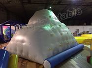 PVC 방수포 물 공원을 위한 거대한 백색 팽창식 물 장난감/팽창식 빙산