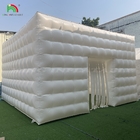 야외 LED 조명 팽창성 이글루 평면 상단 흰색 대형 팽창성 캠핑 텐트 웨딩 파티 텐트