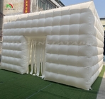 야외 LED 조명 팽창성 이글루 평면 상단 흰색 대형 팽창성 캠핑 텐트 웨딩 파티 텐트