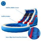 상업용 뒷마당 점프 보너스 열대 물 슬라이드 콤보 점프 하우스 수영장과 함께 부풀이 물 슬라이드