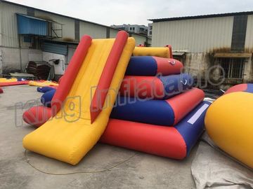 OEM 활주를 가진 팽창식 물 공원 장비/PVC 방수포 한번 불기 토성 물 장난감