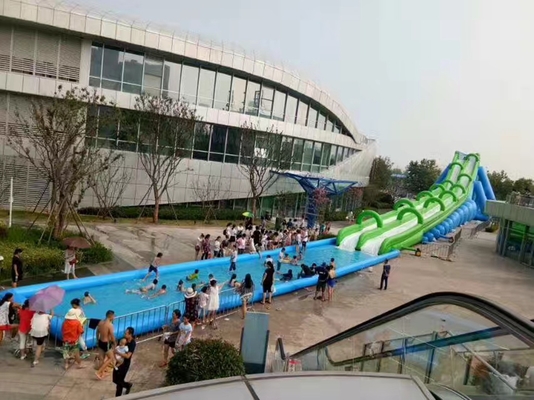상업용 수영장 슬라이드 거대 붓기 슬라이드 시티 야외 놀이공원 붓기 슬라이드 판매