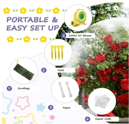 10FT 부풀이 스노우글로브 0.5mm PVC 크리스마스 장식 거대 투명 부풀이 거품 이글루 텐트