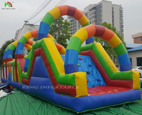 상업용 토지 장애물 코스 스포츠 어린이용 팽창 장애물 게임