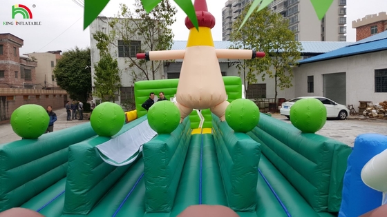 상업적인 야외 펌플 할 수 있는 장애물 코스 도전 과제 성인 펌플 할 수 있는 장애물 코스 펌플 하우스 파티 게임