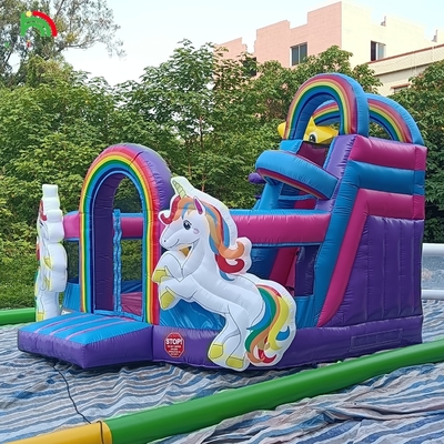 부풀이식 발사자 콤보 장애물 코스 발사자 성 집 슬라이드와 함께 공 구덩이 등반 장애물 블로거