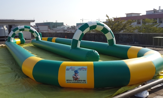야외 풍선식 고카트 경주 트랙 매력적인 범퍼카용 풍선식 경주 트랙