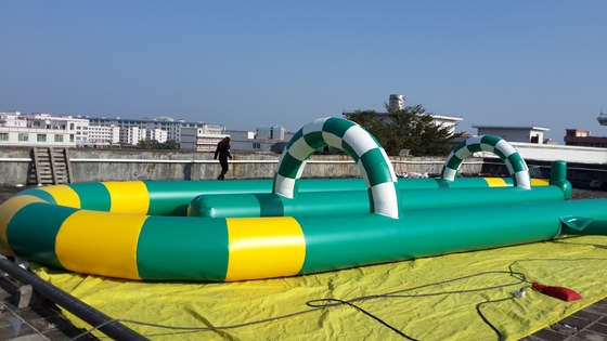 야외 풍선식 고카트 경주 트랙 매력적인 범퍼카용 풍선식 경주 트랙