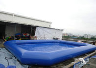 주문을 받아서 만들어진 색깔, 연약한 PVC 물자를 가진 이동할 수 있는 휴대용 큰 팽창식 수영풀
