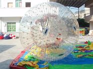 1.0mm PVC 옥외 물 재미를 위한 투명한 화려한 팽창식 경사로 zorb 공