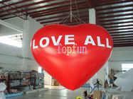 0.2mm PVC 헬륨 팽창식 광고는 결혼식/빨간 심혼 모양을 위해 팽창합니다