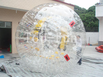PVC 투명한 팽창식 Zorb 공, 물 공원을 위한 환상적인 Zorbing 공 3m Dia
